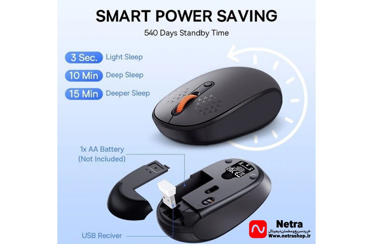 ماوس بی سیم بیسوس مدل F01B