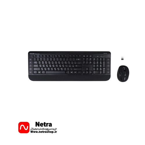 کیبورد و ماوس بی سیم هترون مدل HKCW140 Hatron