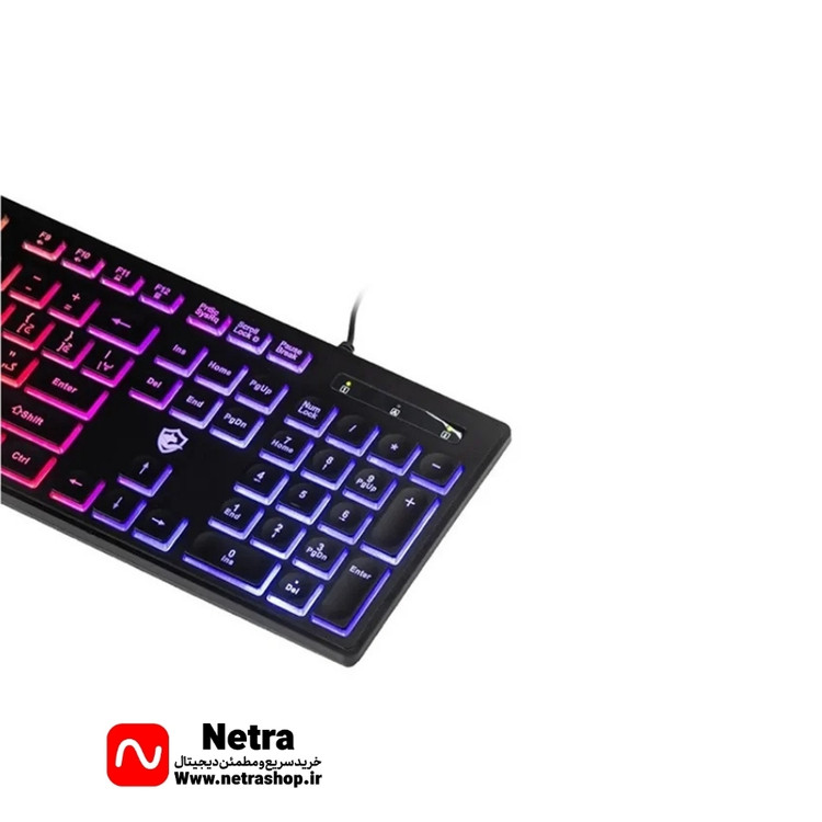 کیبورد گیمینگ بیاند مدل BGK-2010 سوئیچ ممبران، Full-Size، نورپردازی RGB