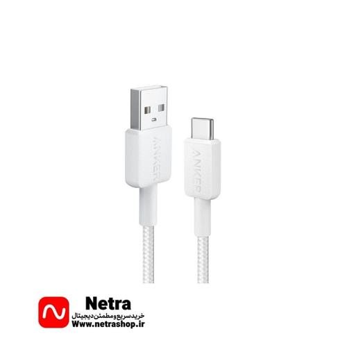 کابل تبدیل USB به USB-C انکر مدل 322/A81H5 طول 0.9 متر