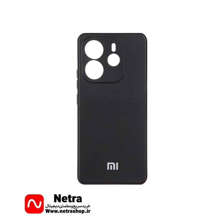 قاب سیلیکونی شیائومی مدل Silicon Redmi Note 14 مشکی