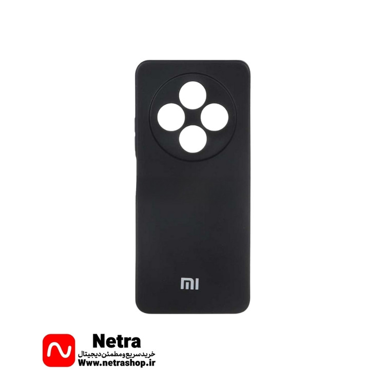قاب سیلیکونی شیائومی مدل Silicon Redmi Note 14C مشکی