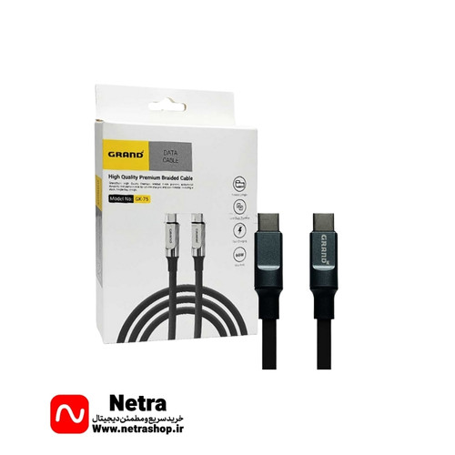 کابل تایپ سی گرند مدل GRAND GK-75 PD