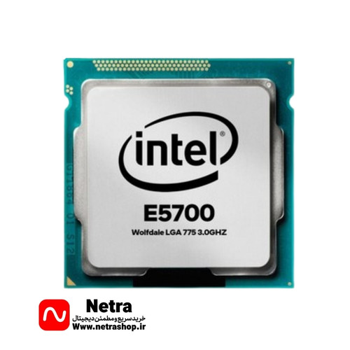پردازنده کامپیوتر اینتل مدل Pentium E5700 استوک